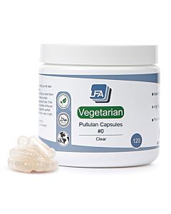 Empty Pullulan Capsules - Size #0 Clear
