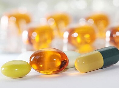 A capsule and two types of gel capsules