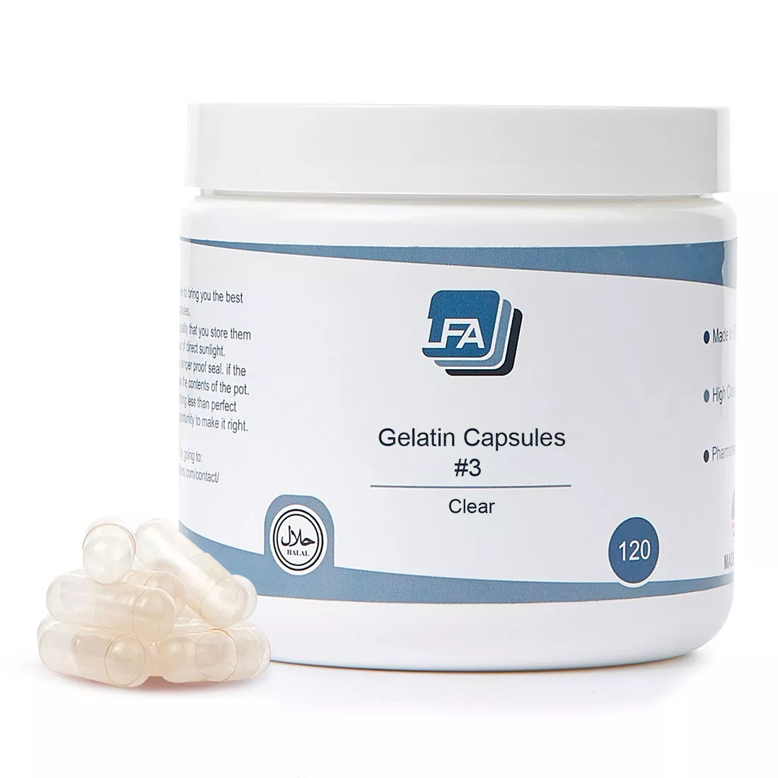 White Empty Hard Gelatin Capsules - Cylinder Shape, Hard Texture, Pack
